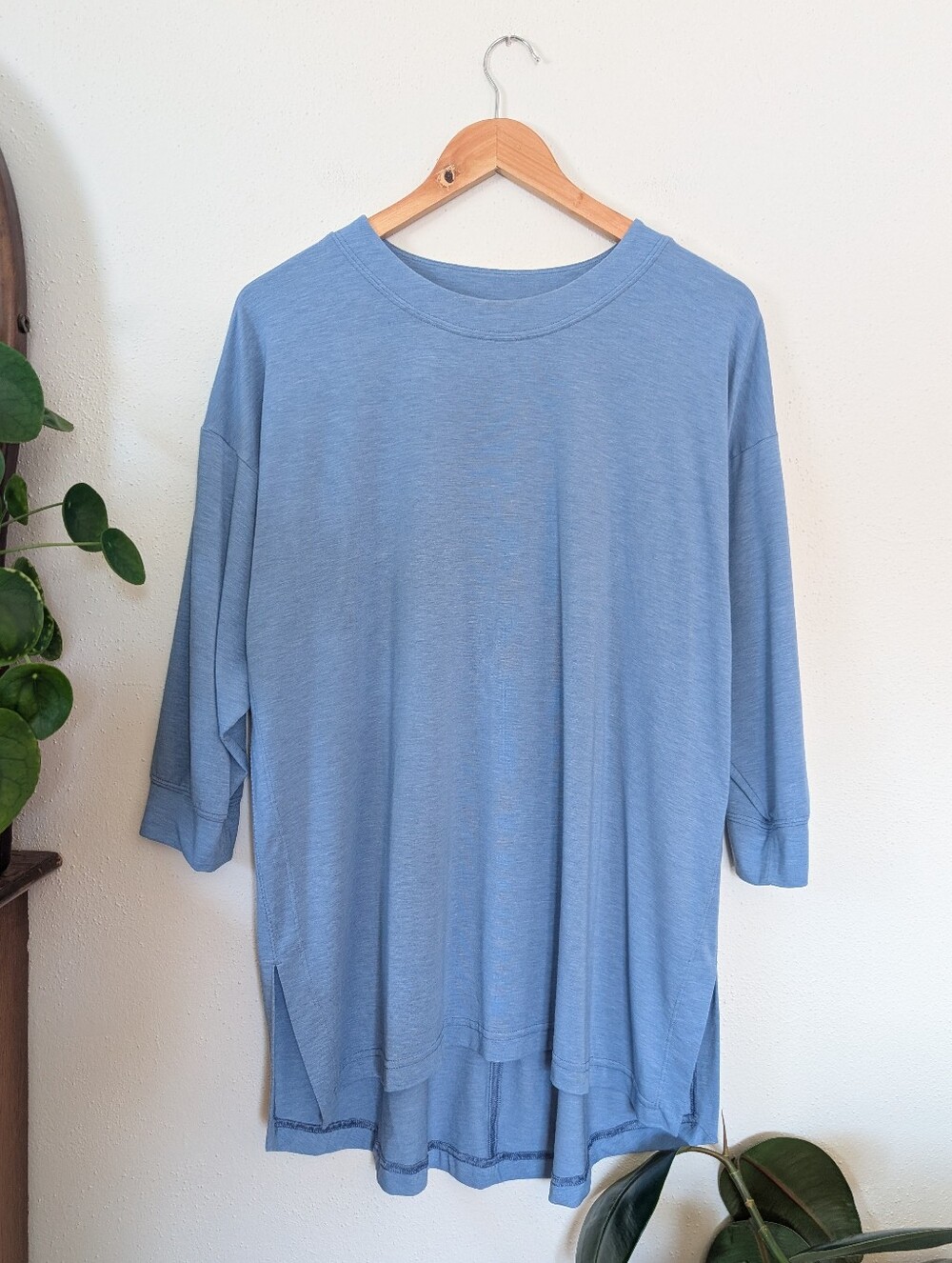 Athleta | M | Tranquility Tunic Top | Oversized Heritage Blue